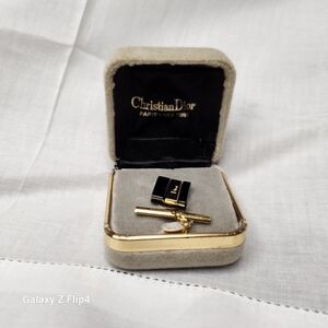 Christian Dior Tie brooch pin Vintage